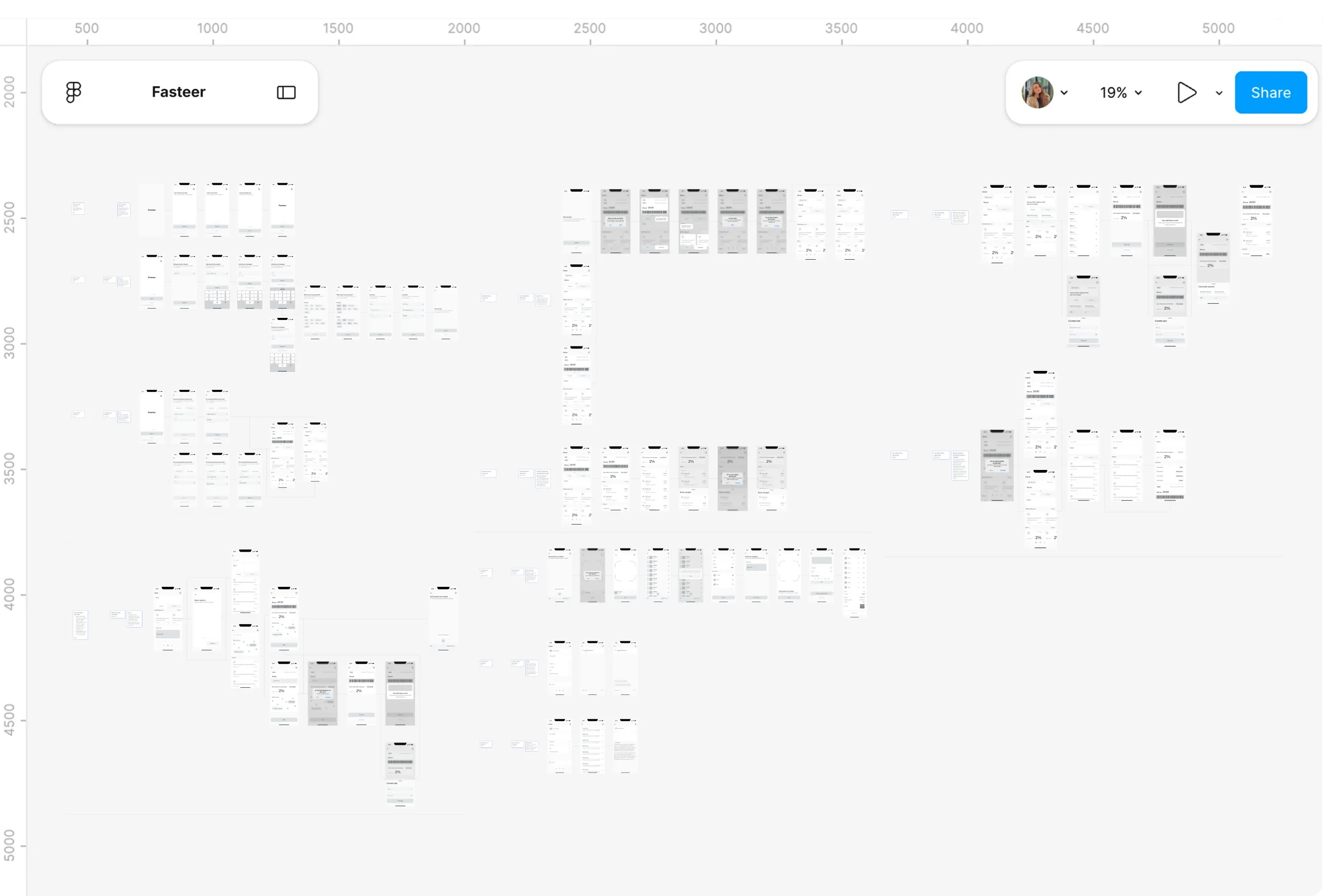 Design file screens for User testing