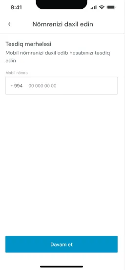 Login and sign up, screen 6