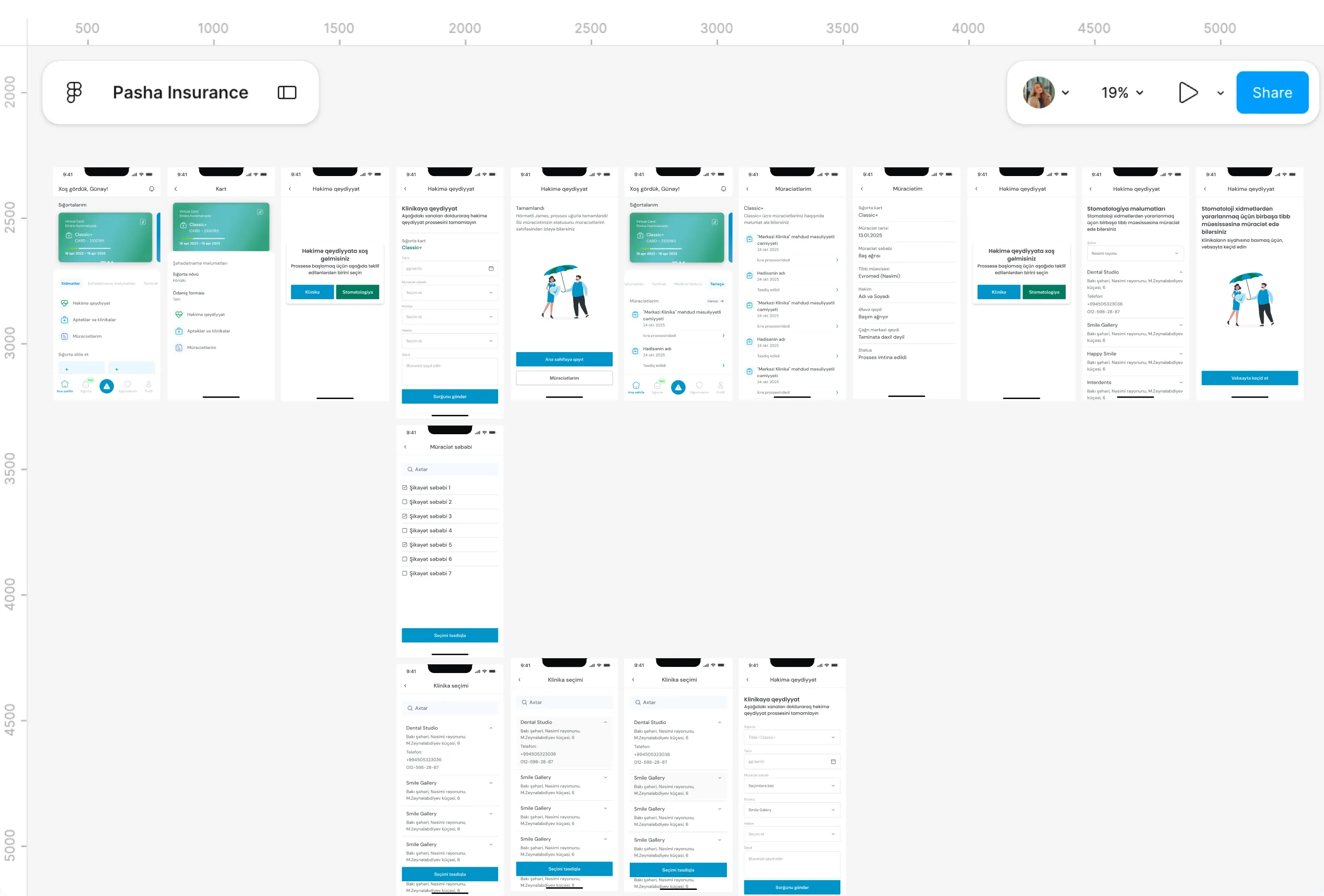 Design file screens for Doctor appointments