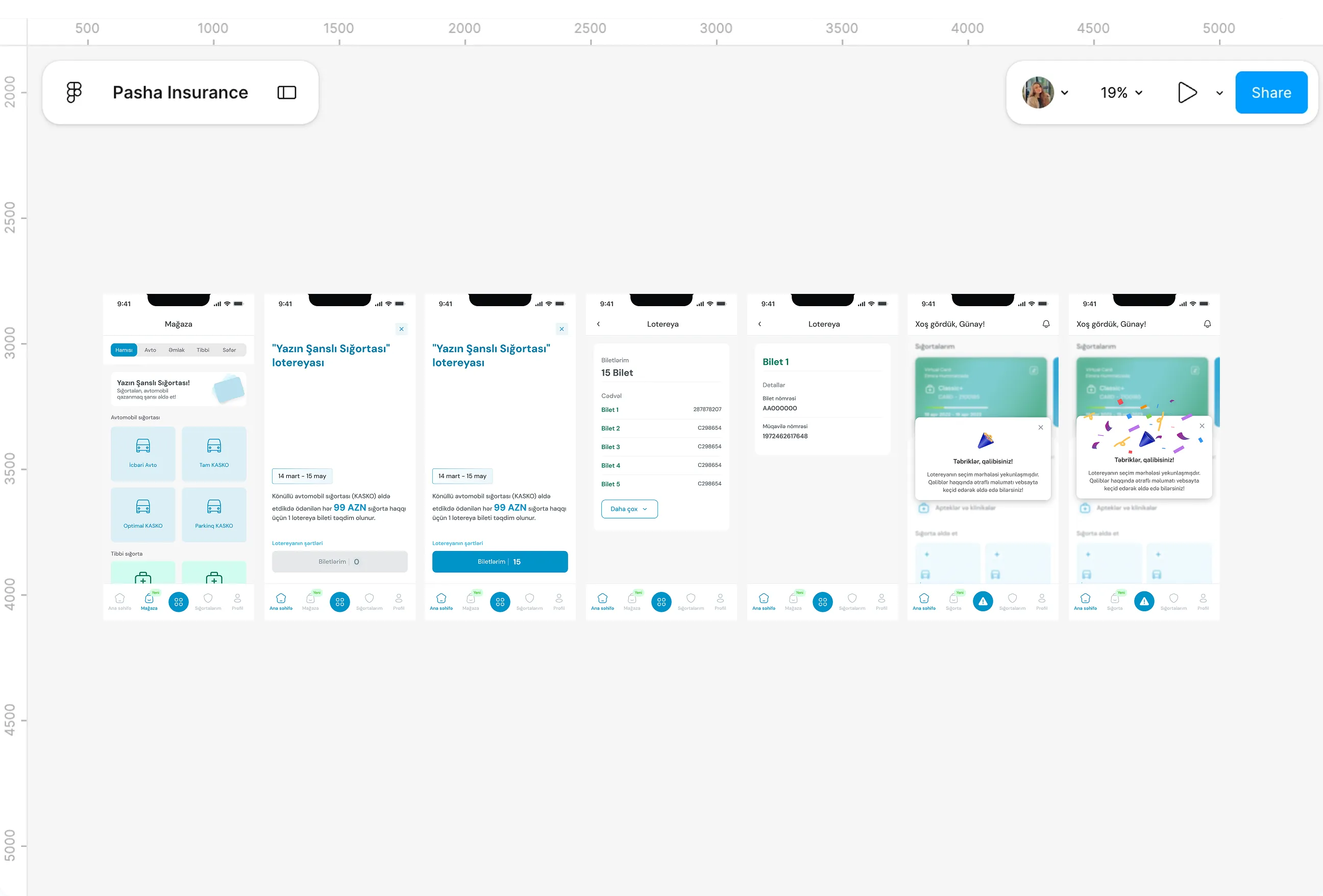Design file screens for Retention