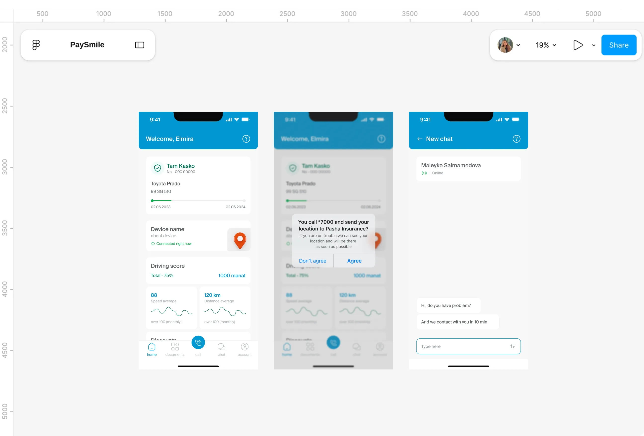 Design file screens for Incident response