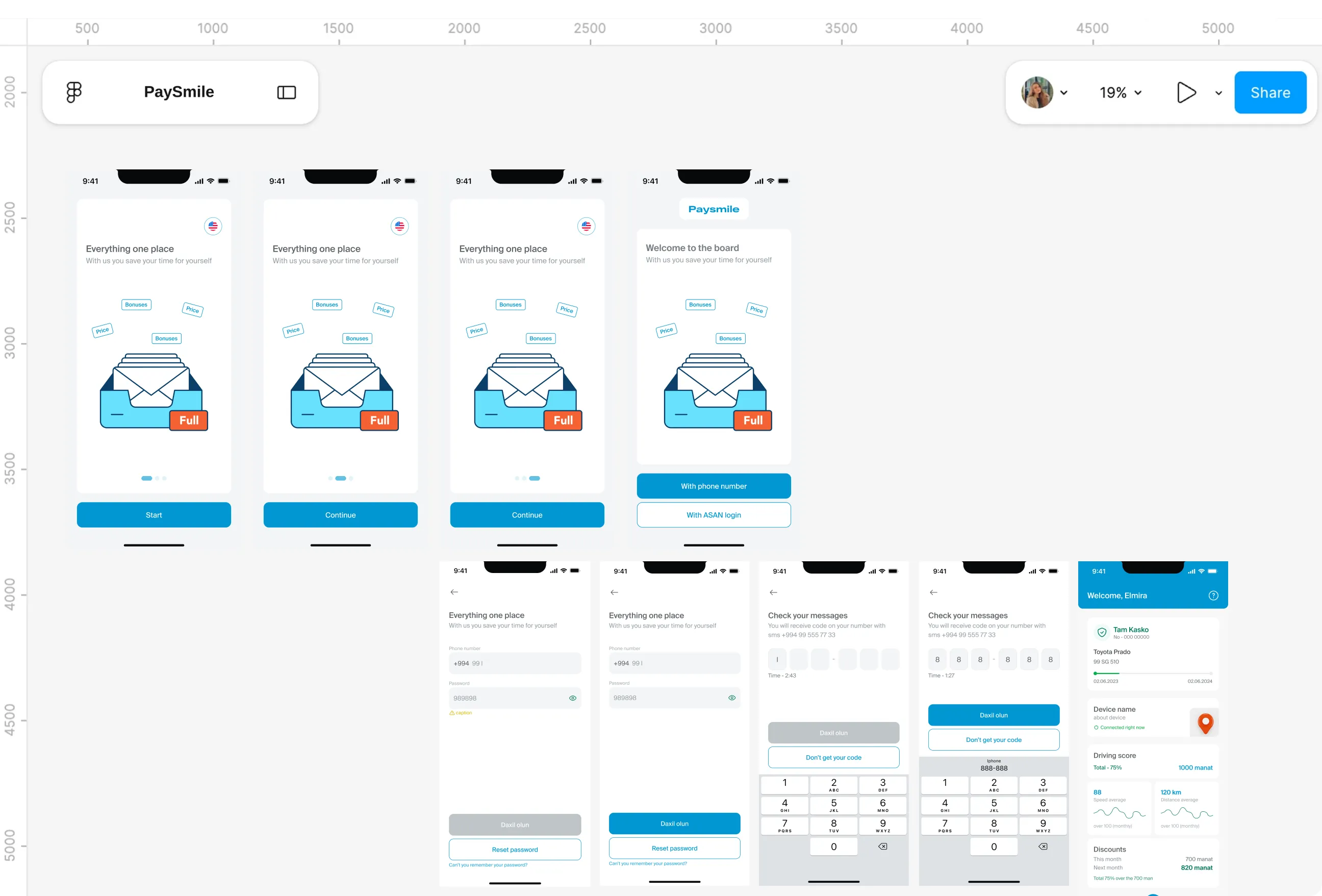 Design file screens for App awareness