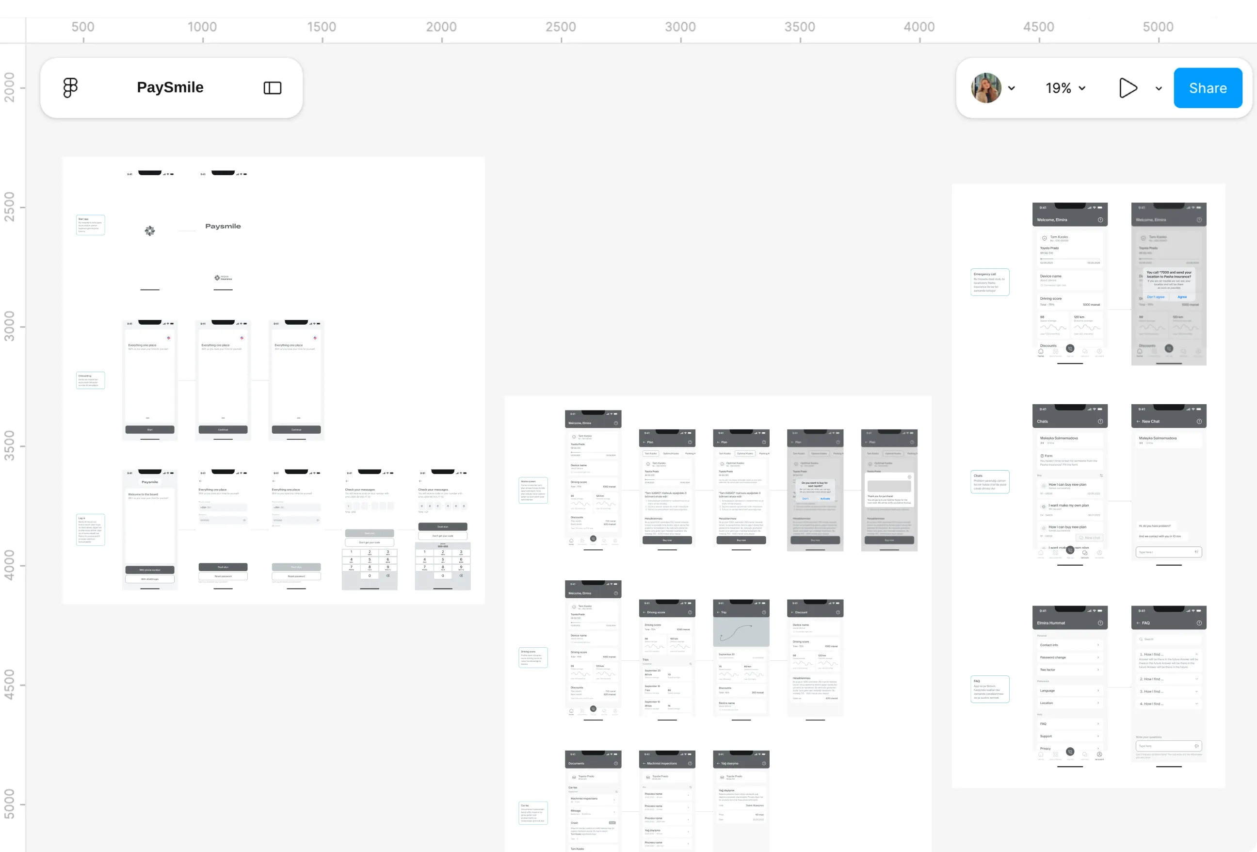 Design file screens for Wireflow